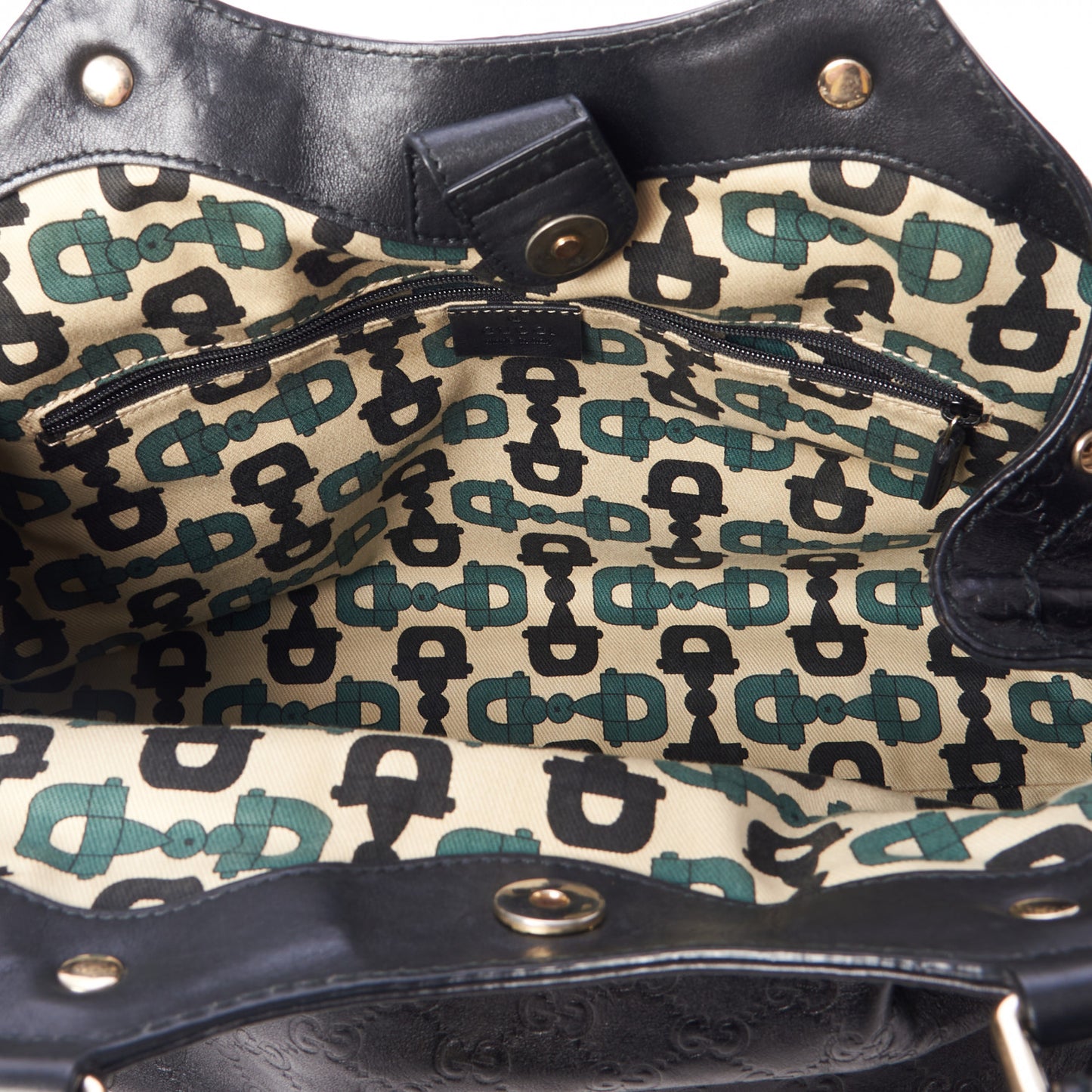 Guccissima Medium Sukey Tote Black
