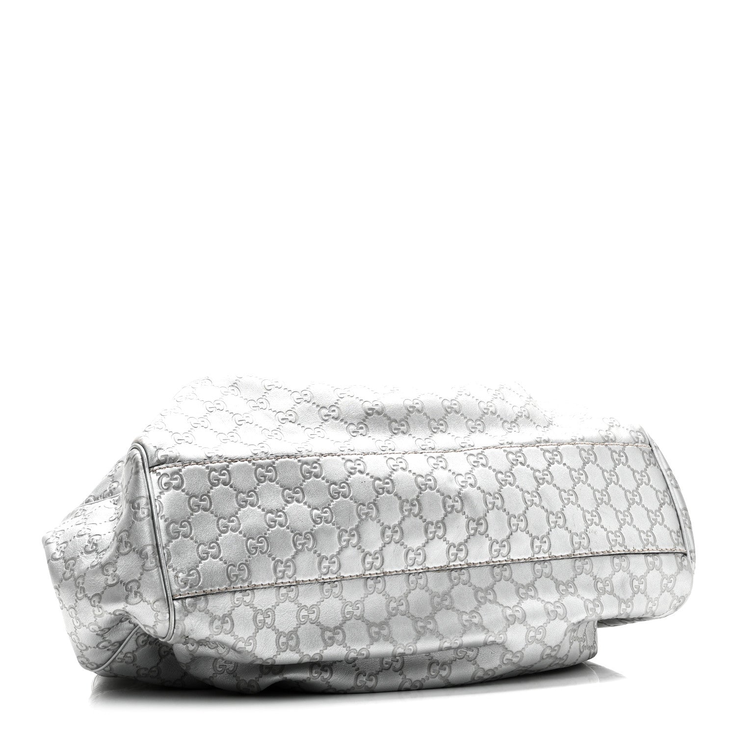 Gucci Guccissima Large Sukey Tote Silver 4 of 12