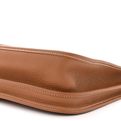 Hermes Taurillon Clemence Evelyne III PM Gold 10 of 10