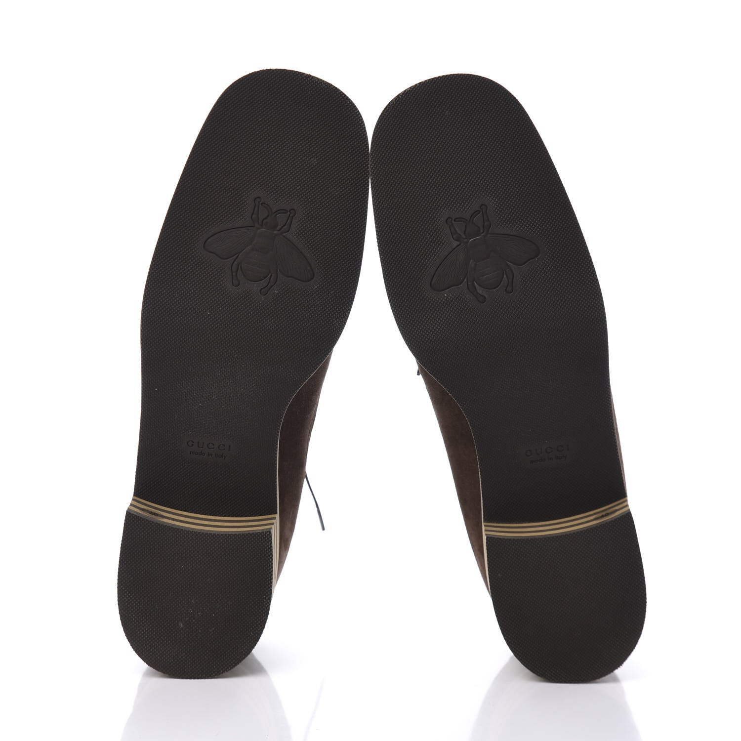 Gucci Velvet GG Monogram Thompson Derby Loafers 40 Vintage Cocoa Brown 5 of 9