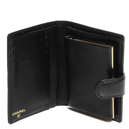 Chanel Caviar Timeless CC French Wallet Black 6 of 9