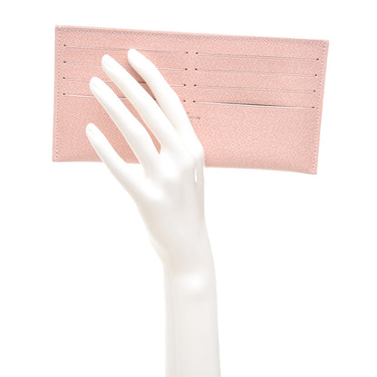 Louis Vuitton Calfskin Felicie Card Holder Insert Rose Ballerine 2 of 6