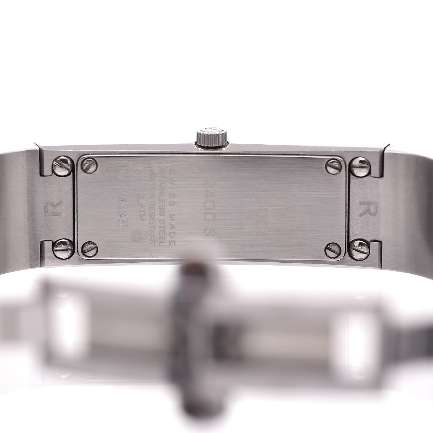 Gucci Stainless Steel 14mm 2400S Quartz Watch Black 4 of 16