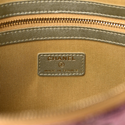 Chanel Metallic Goatskin Quilted Medium 2.55 Reissue Cosmetic Case Multicolor 6 of 12