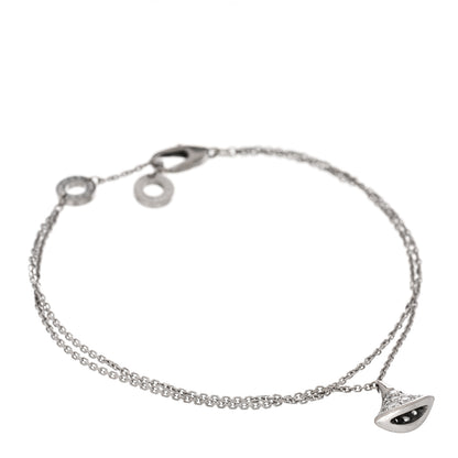 Bulgari 18K White Gold Diamond Divas' Dream Bracelet SM 1 of 3