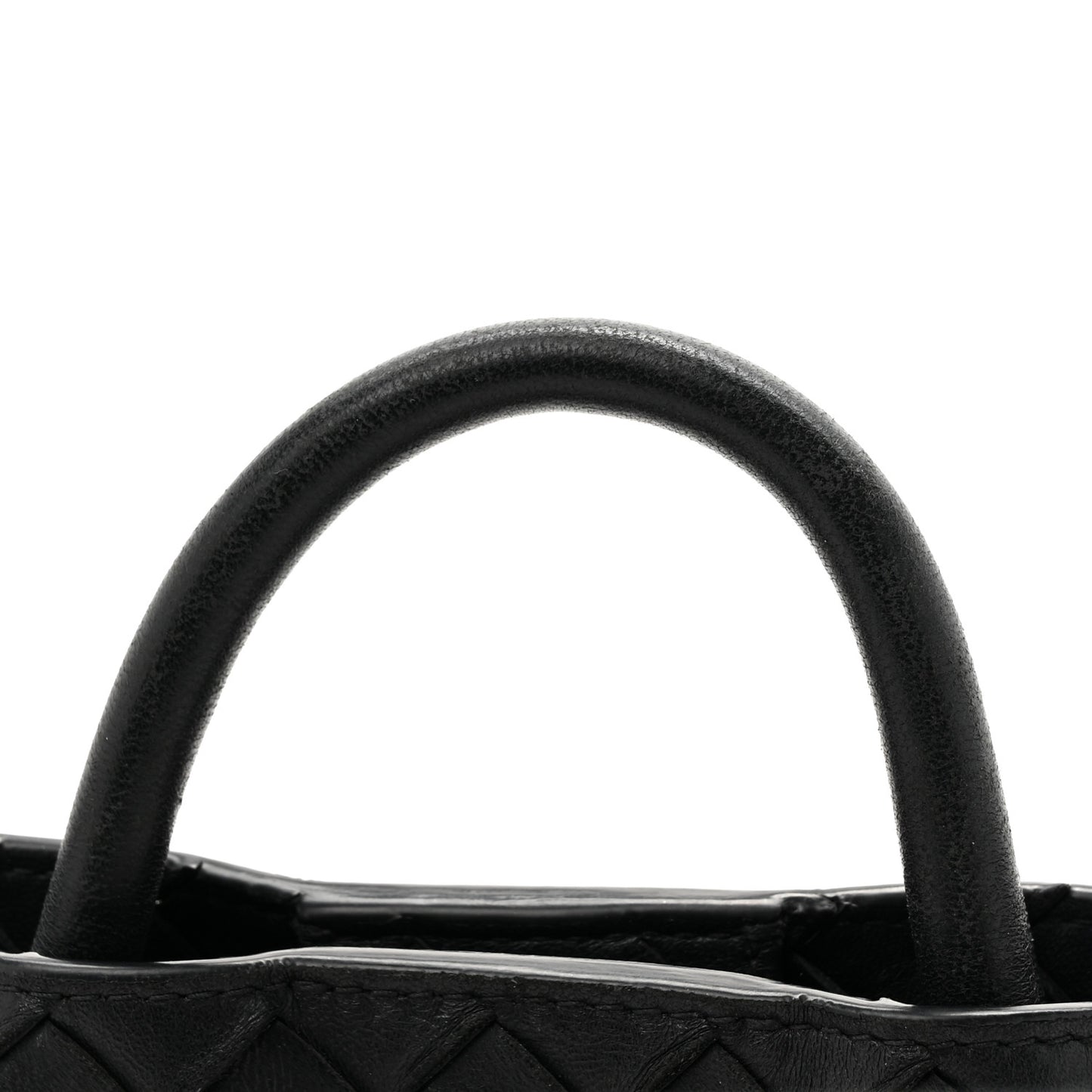 Nappa Intrecciato Small Andiamo Shoulder Bag Black