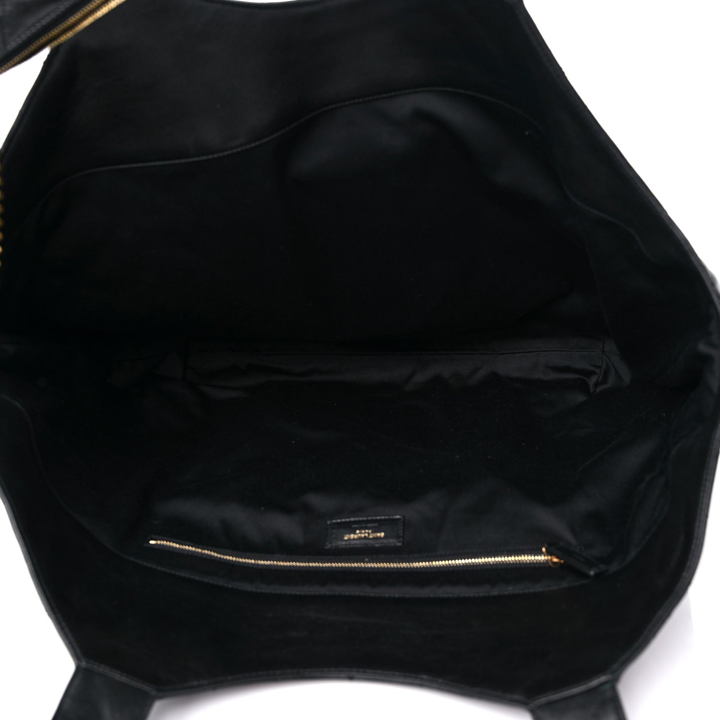 Lambskin Quilted Maxi Icare Shopping Tote Black