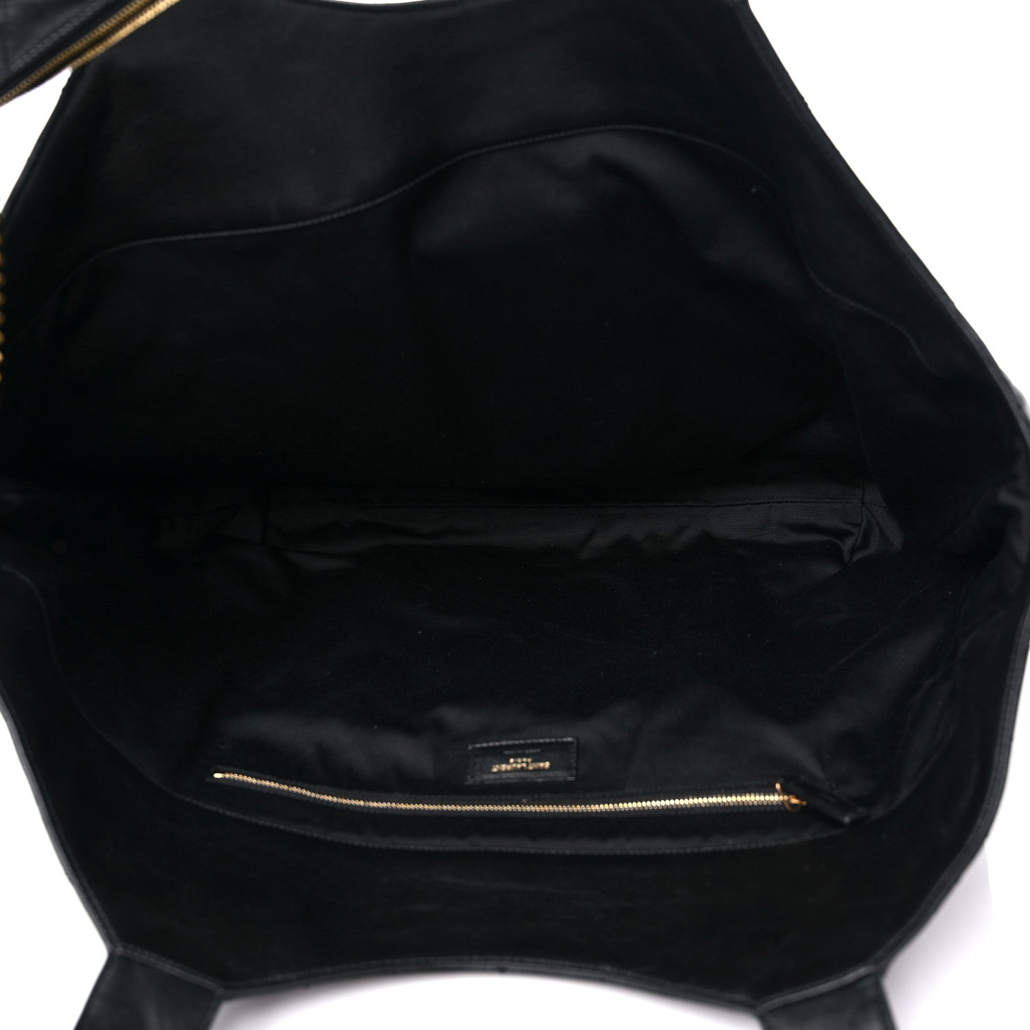 Saint Laurent Lambskin Quilted Maxi Icare Shopping Tote Black 6 of 10