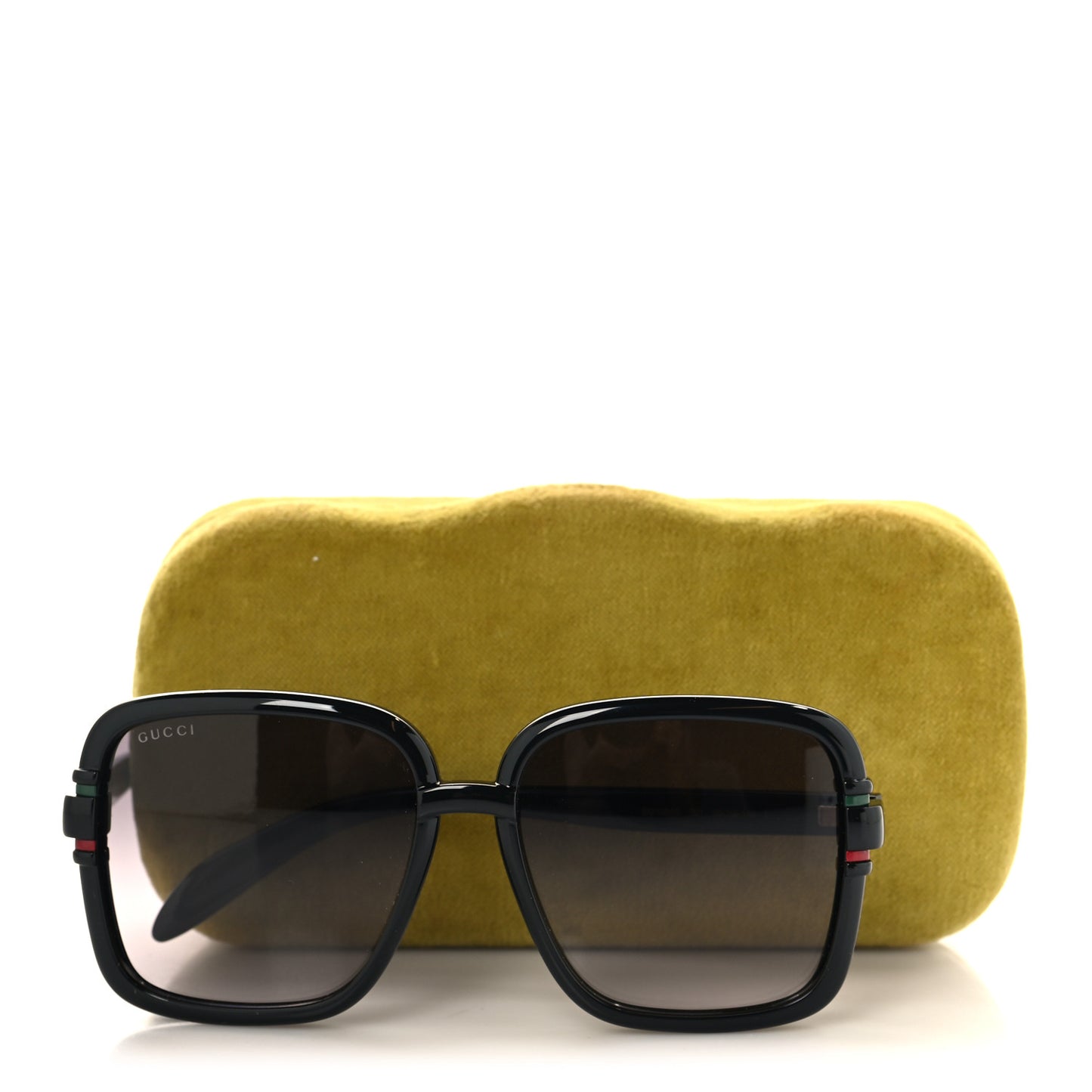 Acetate Interlocking G Square Sunglasses GG1066S Black