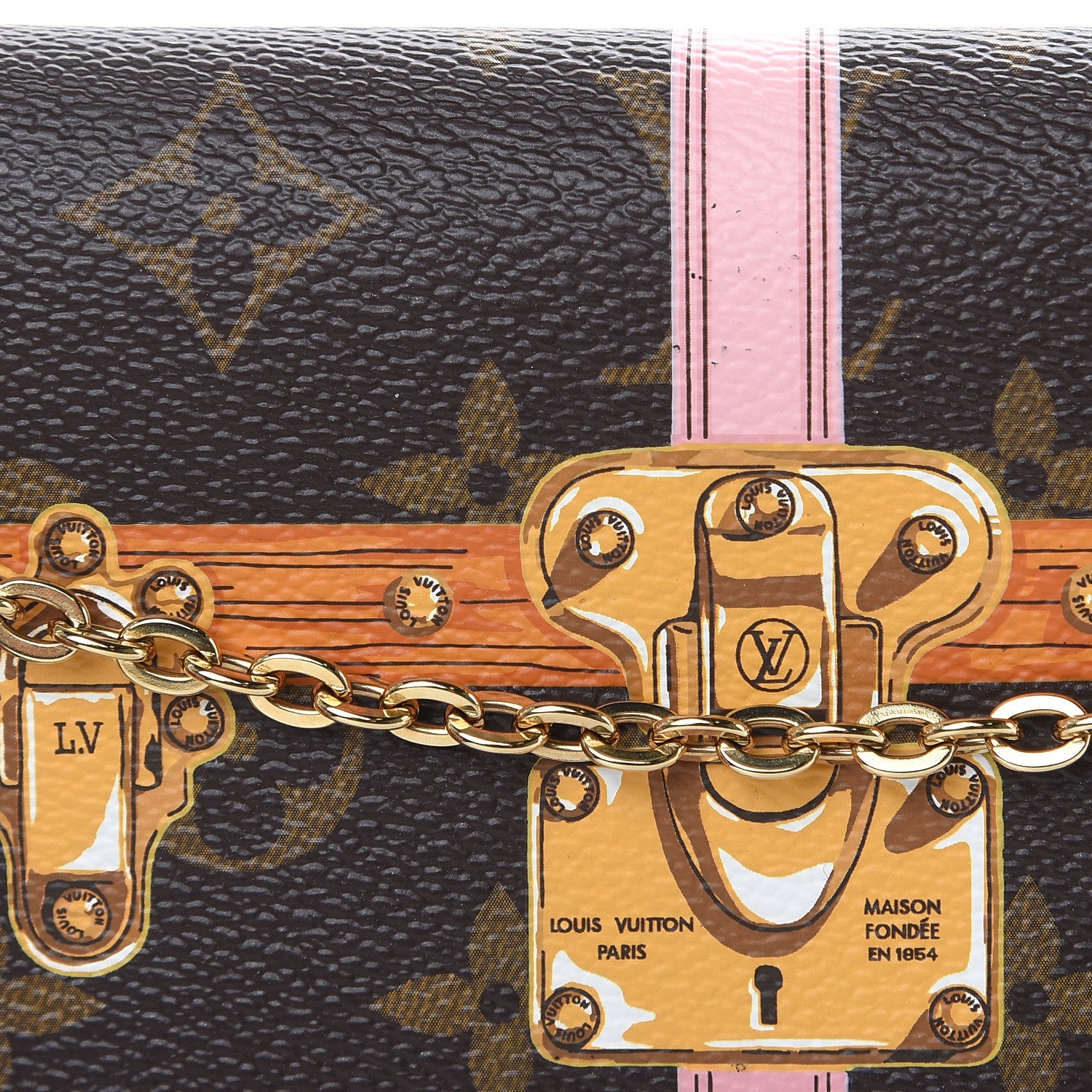 Louis Vuitton Monogram Summer Trunks Pochette Weekend 8 of 10