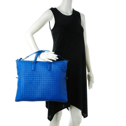 Bottega Veneta Nappa Intrecciato Medium Convertible Tote Bleuette 2 of 8