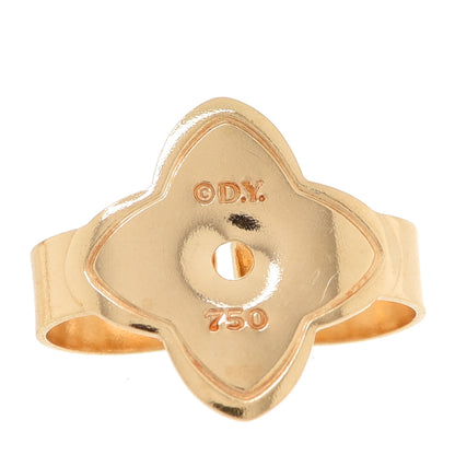 David Yurman 18K Yellow Gold Diamond Solari Stud Earrings 5 of 5