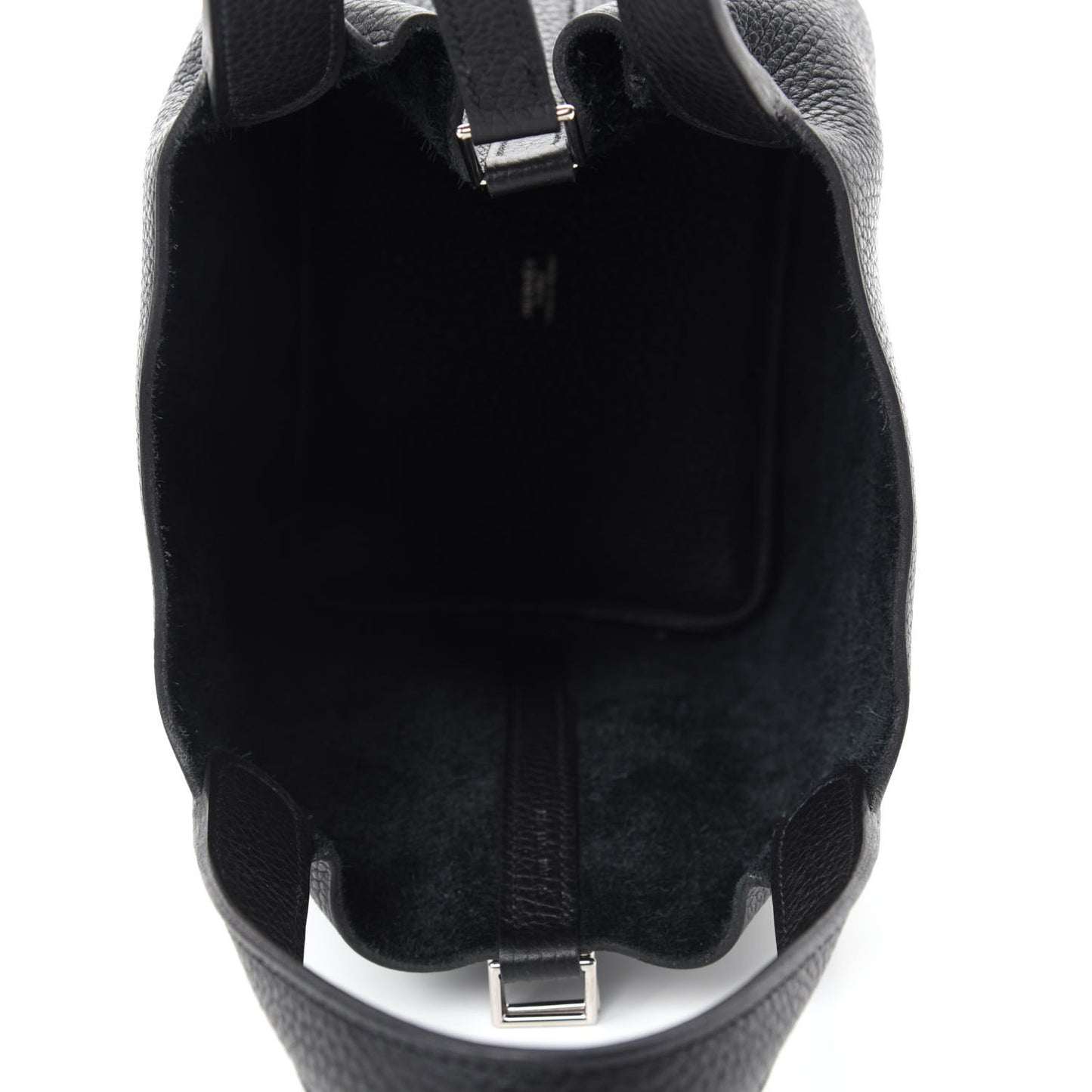 Taurillon Clemence Picotin Lock 18 PM Black