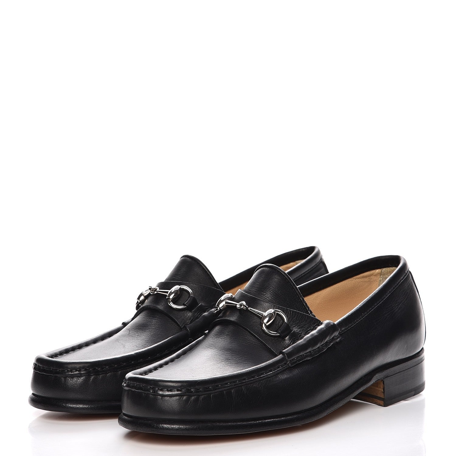 Gucci Calfskin Horsebit Loafers 35 Black 2 of 14