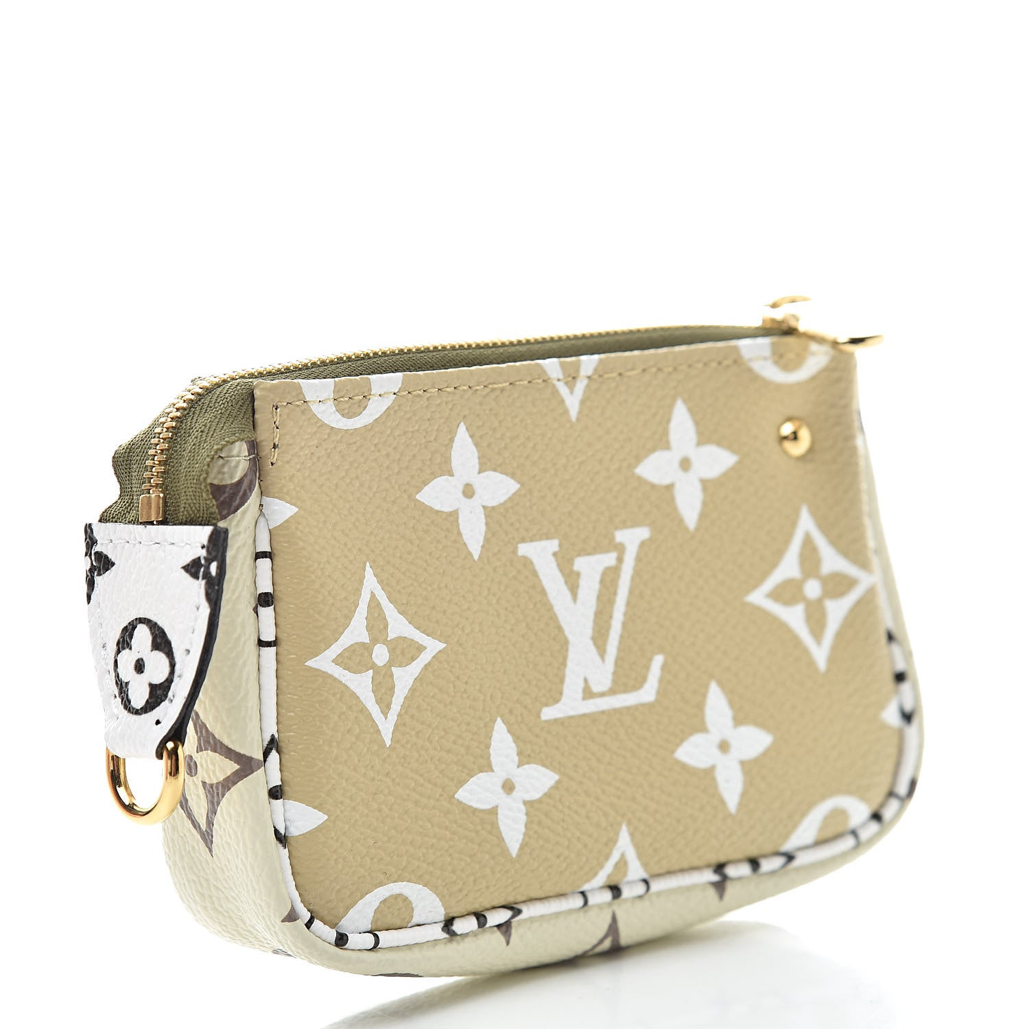 Louis Vuitton Monogram Giant Micro Pochette Accessories Kaki White 3 of 8