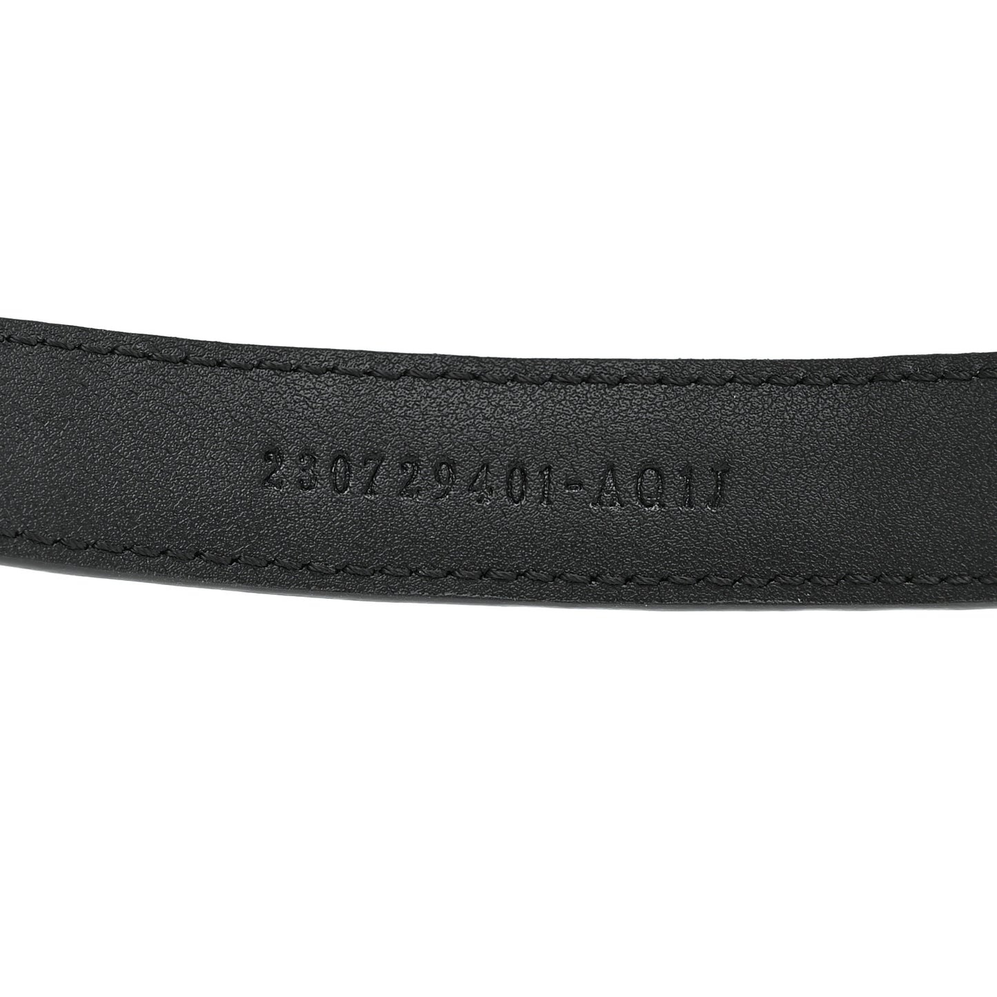 Vitello Century Bi-Color FF 1974 Embossed 2CM Belt 75 30 Maya Black