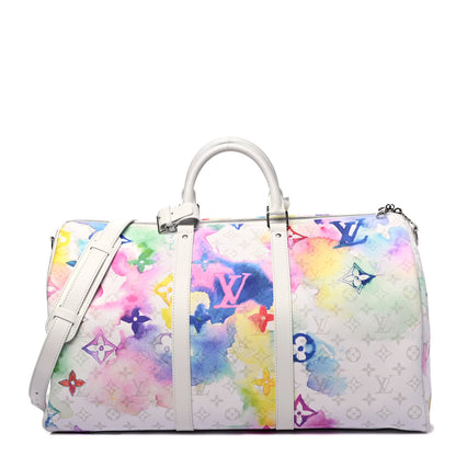 Louis Vuitton Monogram Watercolor Keepall Bandouliere 50 Multicolor 1 of 4