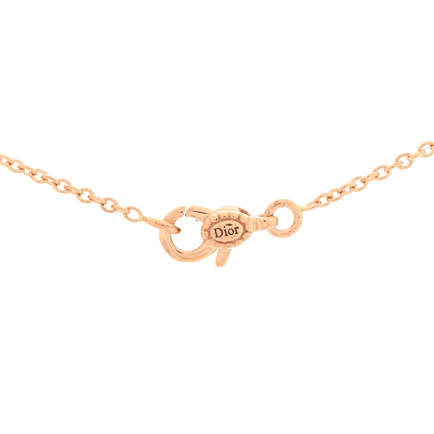 18K Rose Gold Diamond Black Onyx Rose Des Vents Y Necklace