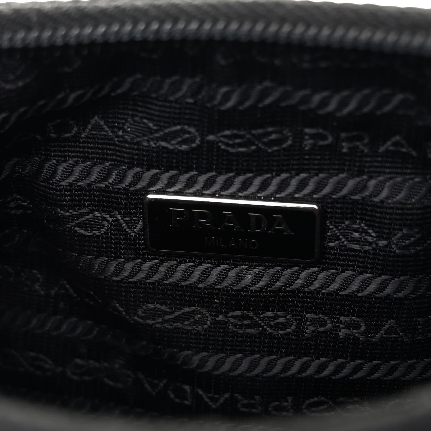 Prada Tessuto Nylon Mini Re-Edition 2000 Bag Black 6 of 9
