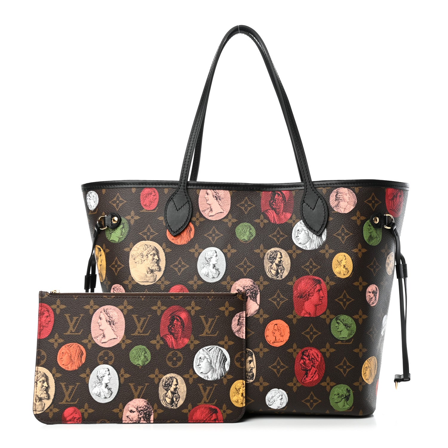 Louis Vuitton X FORNASETTI Monogram Cameo Neverfull MM 1 of 4