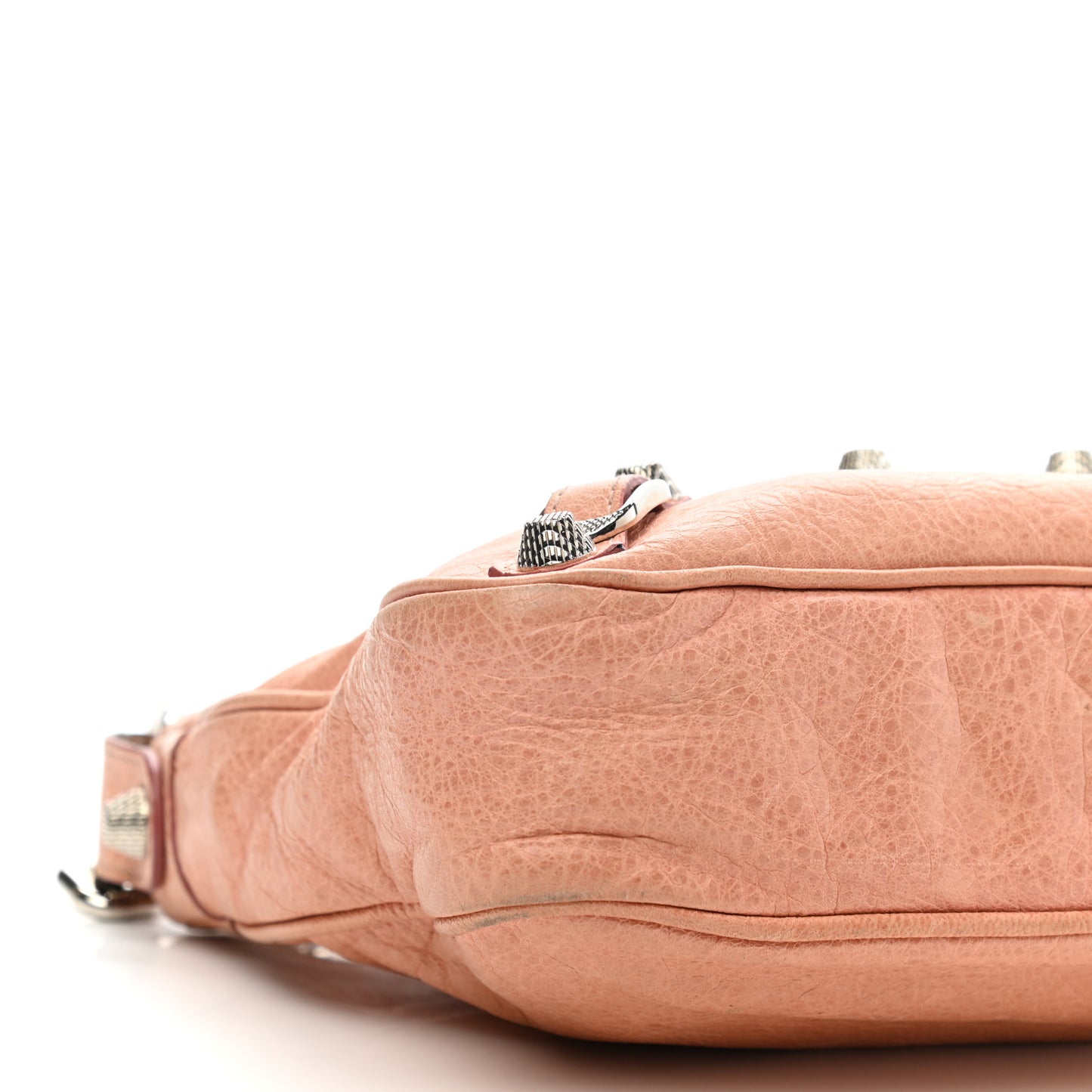 Agneau Giant 12 Silver Hardware Hip Vieux Rose
