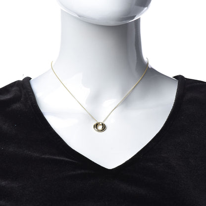 Tiffany 18K Yellow Gold Elsa Peretti Small Sevillana Pendant Necklace 2 of 9