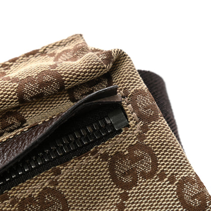 Gucci GG Monogram Double Pocket Belt Bag Dark Brown 11 of 11
