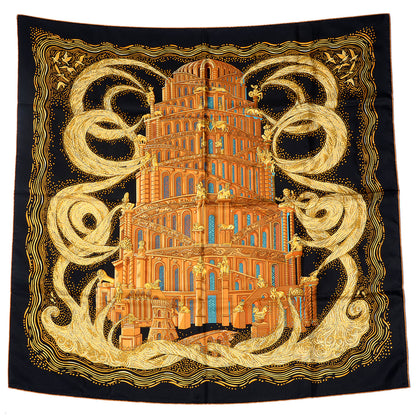 Hermes Silk Les Rivieres de Babel Scarf 90 2 of 5