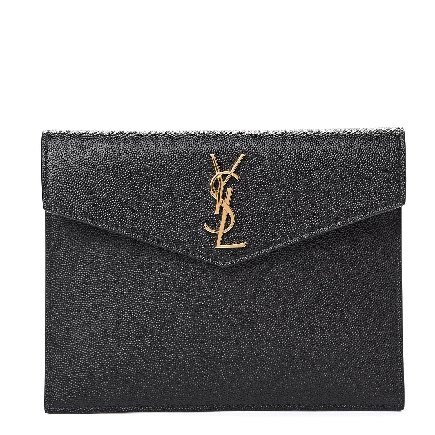 Saint Laurent Grain De Poudre Uptown Baby Pouch Black 1 of 7