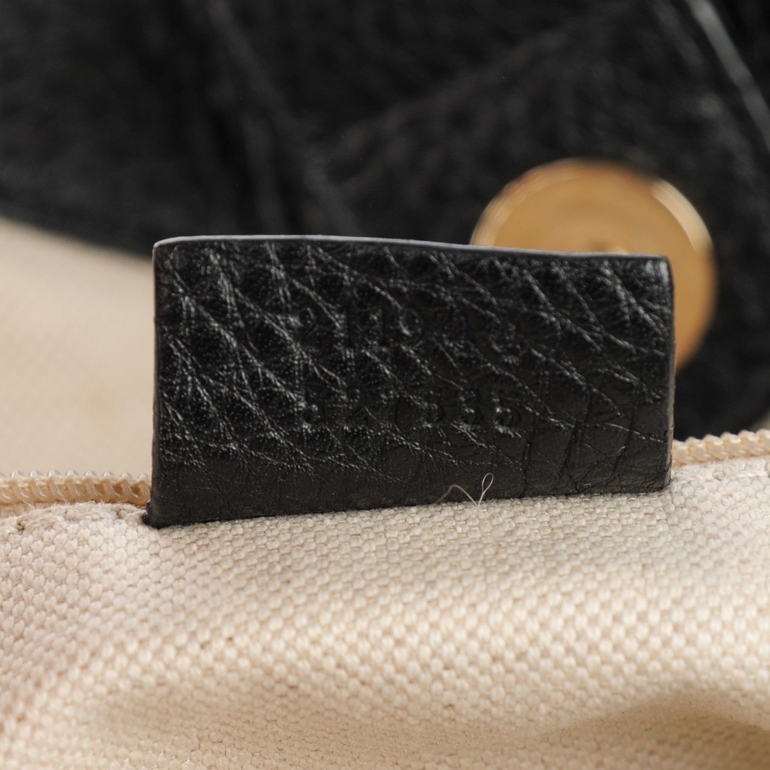 Gucci Calfskin Medium Sukey Tote Black 7 of 7