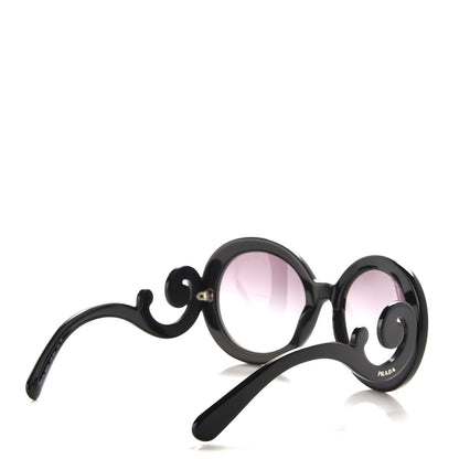 Prada Baroque Sunglasses SPR 27N Black 4 of 7