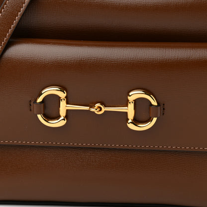 Gucci Azalea Calfskin Small Horsebit 1955 Shoulder Bag Brown Sugar 9 of 11