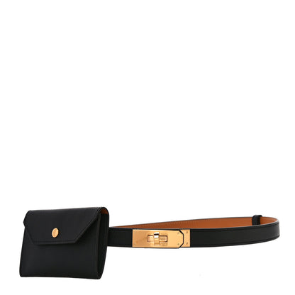 Hermes Epsom Kelly Pocket Belt Black 1 of 7