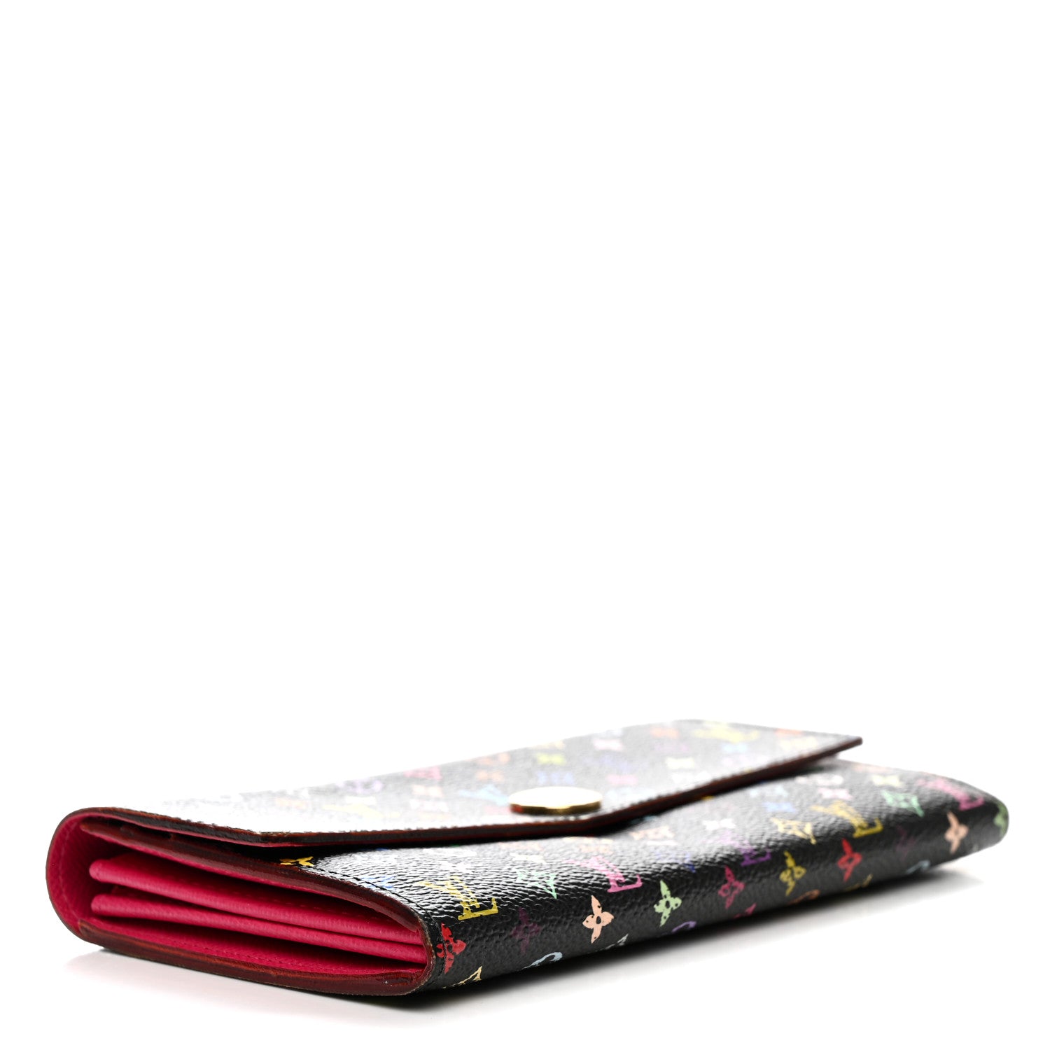 Louis Vuitton Monogram Multicolor Sarah Wallet Black Grenade 4 of 8