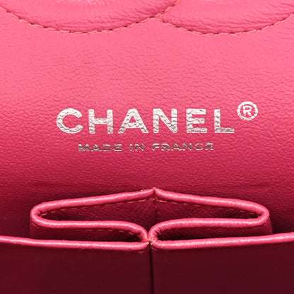 Chanel Patent Quilted Medium Double Flap Fuchsia 6 of 17