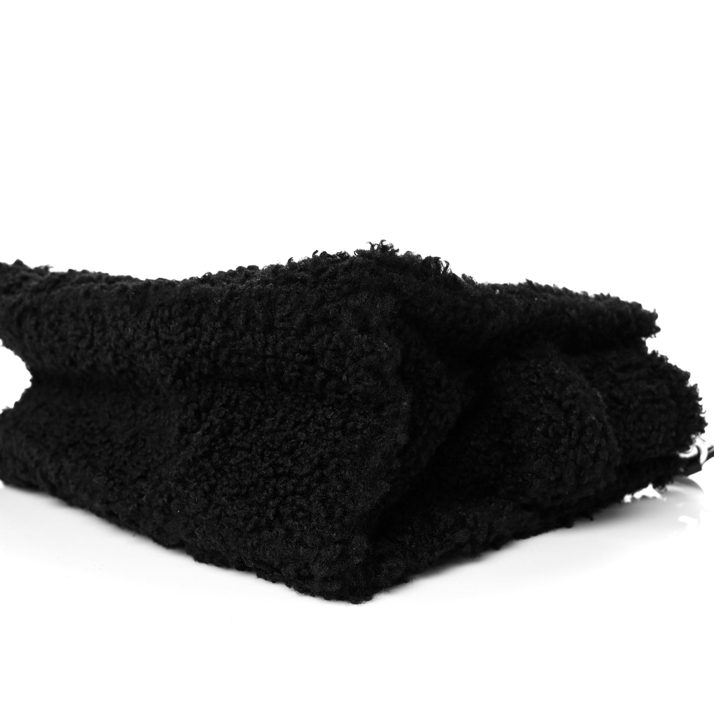 Polyester Cotton The Teddy Traveler Tote Bag Black