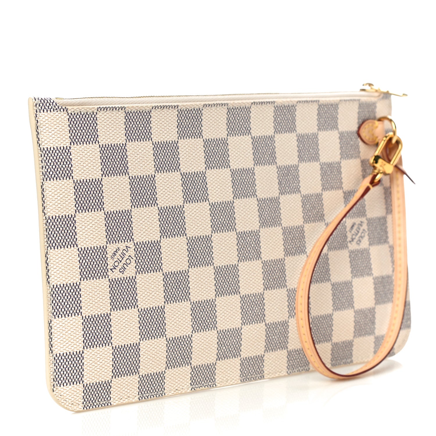 Louis Vuitton Damier Azur Neverfull MM GM Pochette 3 of 10