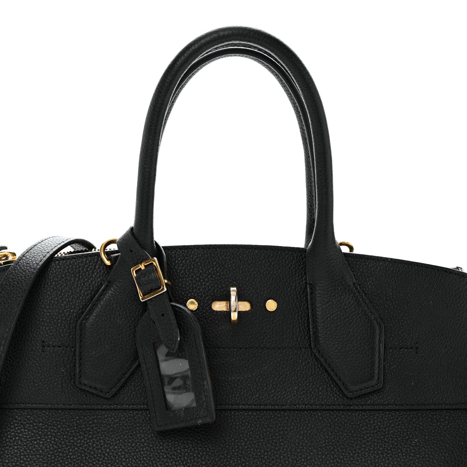 Louis Vuitton Taurillon City Steamer GM Black 8 of 13