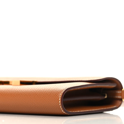 Hermes Epsom Constance Long Wallet To Go Gold 11 of 12