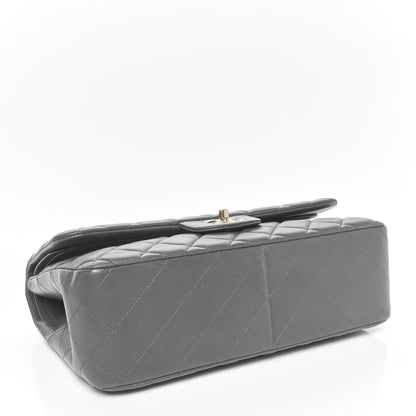 Chanel Lambskin Quilted Jumbo Double Flap Dark Grey 4 of 11