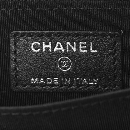 Chanel Patent Calfskin Quilted Zip Coin Purse Wallet So Black 6 of 8