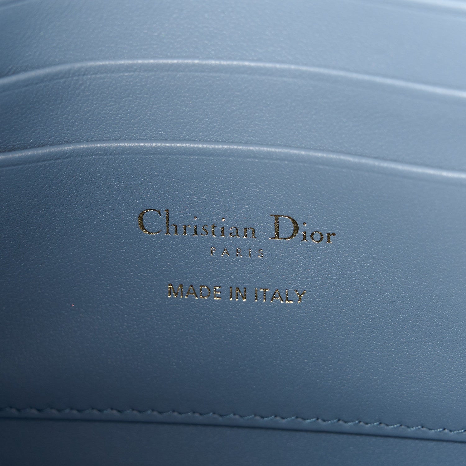 Christian Dior Raffia Cannage 30 Montaigne Dea Pouch Celestial Blue 6 of 11