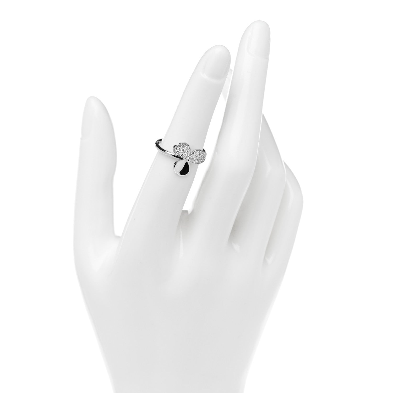 Tiffany Platinum Diamond Paper Flowers Ring 49 5 2 of 5