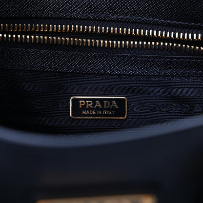 Prada Saffiano Lux Micro Galleria Shoulder Bag Black 6 of 8