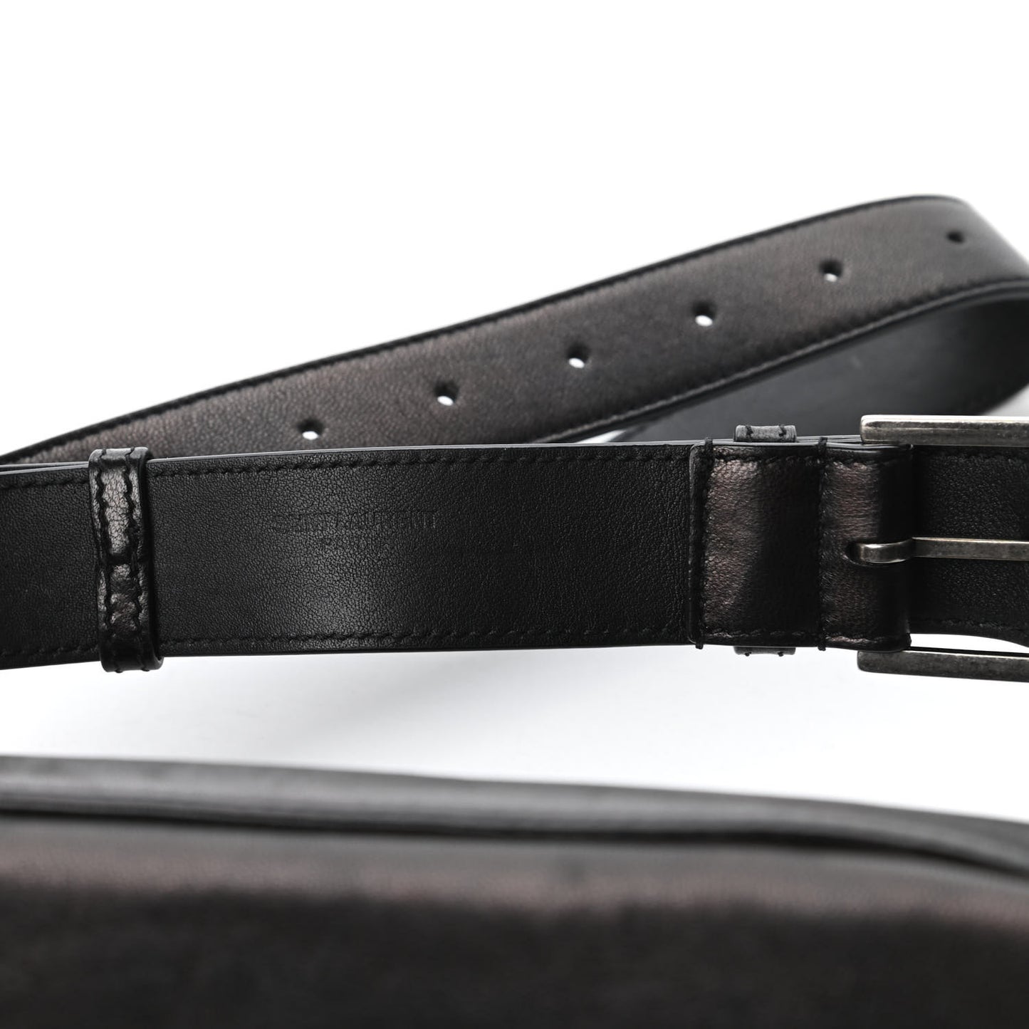 Calfskin Monogram Belt Bag Black