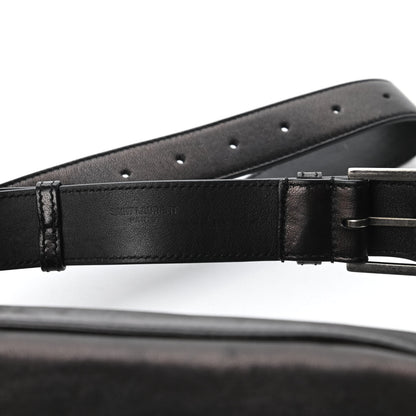 Saint Laurent Calfskin Monogram Belt Bag Black 9 of 11
