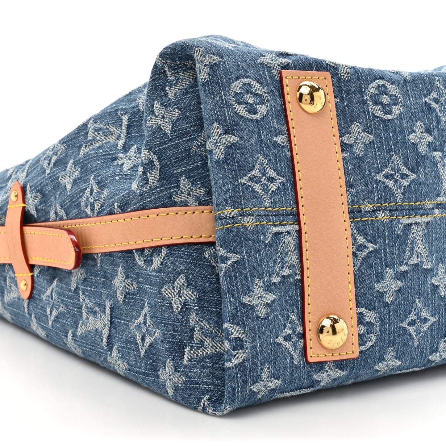 Monogram Denim CarryAll MM Blue