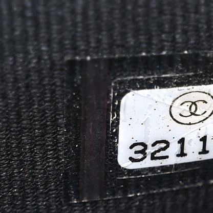Chanel Caviar Quilted Flap Card Holder Wallet Black 8 of 9