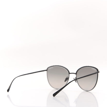 Chanel Metal Crystal Sunglasses 4258-B Black 4 of 8