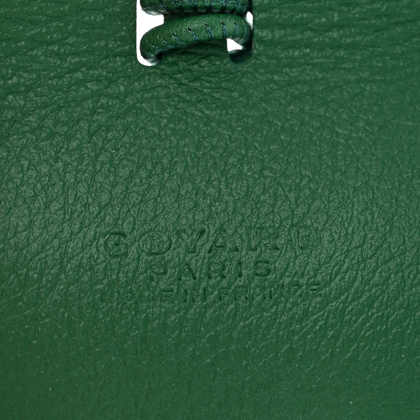 Calfskin Bag Clip Green